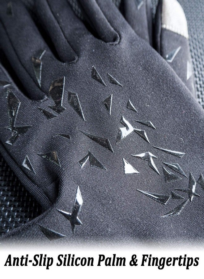 SKYDEER Touchscreen Winter Gloves Liner with Anti-Slip Palm Warm and Lightweight for Running Cycling Driving and More Sports (SD2130/L) - Image 4